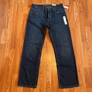 NWT Old Navy men’s loose fit dark wash jeans